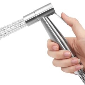 Sleek Brushed Finish The brushed finish gives the Health Faucet a modern, elegant look that complements any bathroom or utility space. It’s not only stylish but also minimizes visible fingerprints and water spots for easier upkeep. Heavy Duty Performance Built for heavy-duty use, this health faucet gun only is designed to withstand daily pressure and consistent use. The sturdy construction makes it ideal for both personal hygiene and a range of other cleaning tasks. Functionality Perfect for a wide variety of uses, including personal hygiene, cleaning floors, washing cars, watering plants, and rinsing cloth diapers—this faucet is a functional tool for everyday household needs. Easy Installation This unit comes as 1pc gun only, designed to easily attach to standard hose connections. Installation is quick and simple, requiring no complex setup or extra accessories. Compact and Efficient Design With its ergonomic, compact design, the faucet offers optimal control over water flow, making it easy to use for precise cleaning, rinsing, or washing tasks. Its user-friendly Flush Gun operation ensures convenience with every use.