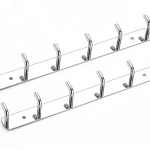 MATERIAL: This product made from Highest Quality Stainless Steel Chrome Finish ➤ UTILITY: Easy to Hang Napkins,Towels and Ideally used in Bedroom, Bathroom and Kitchen which helps to reduce unnecessary bathroom storage. Easy clean by wet cloth (DO NOT USE chemicals and acid for cleaning purpose) ➤ INSTALLATION: Easy wall mount Installation. No Technician required for Installation. It is wall mounted with screw. (Screw and wall grips are provided along with product) ➤ FEATURES: It's Rust Free, Corrosion Resistant, Anti Moisture, Not change with temperature.